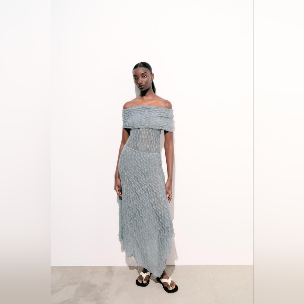 NWT ASYMMETRIC LACE SKIRT BY ZARA